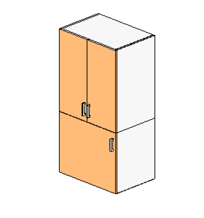 2 Part Appliance Cabinet - Door Base