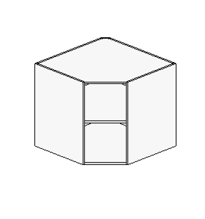 Base Open Angled Corner - Carcass Material