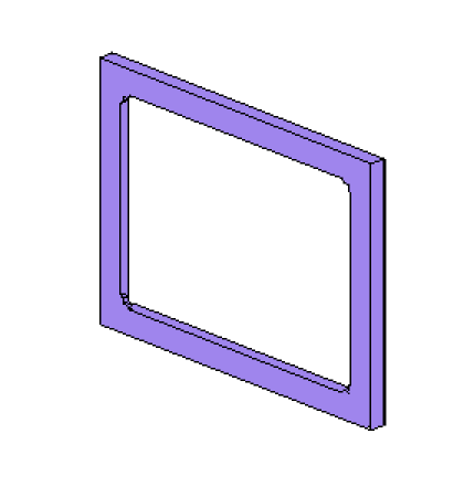 Base Cabinet - Microwave Frame