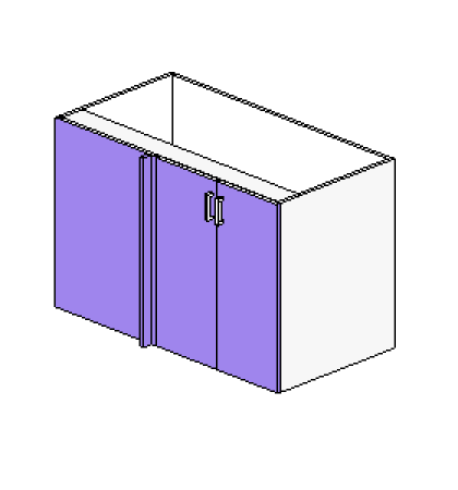 Blind Corner Left With Left & Right Door