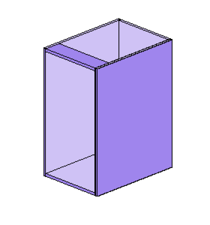 Base Cabinet No Door - Door Material