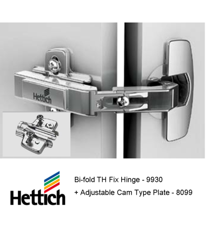Hettich Bifold Hinge with Plate
