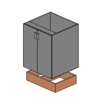 Kick Board Plinth - Raw 