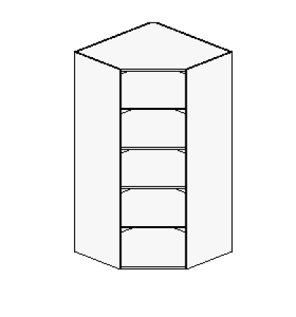 Tall  Open Angled Corner - Carcass Material