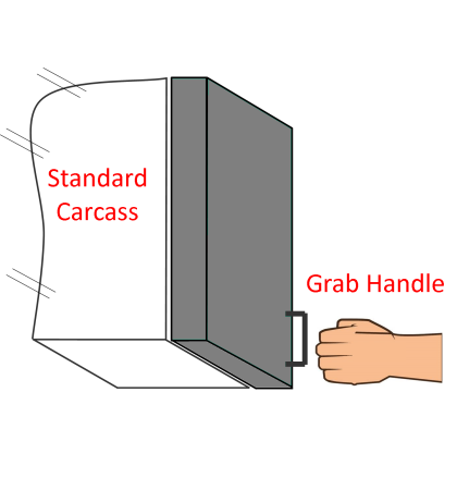 - Standard Carcass (STD) - Handles on Doors