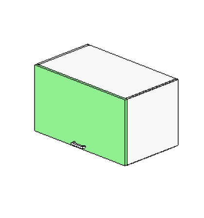 Fridge Cabinet 1 Lift Flap Door