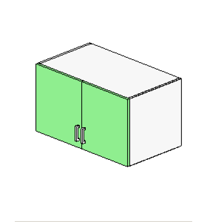 Fridge Cabinet 2 Door Hinged Left & Right