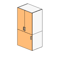 2 Part Appliance Cabinet - Door Base