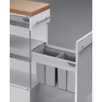 WESCO - Pull Out Bin 400 (1 x 20L) + (1 x 10L)