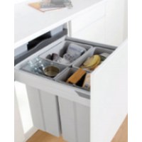 WESCO - Pull Out Bin 600 (2 X 26L) + (2 x 10L)