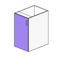 Base Cabinet 1 Door Hinged Left