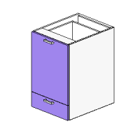 Base Pull Out Bin + 20% Bottom Drawer